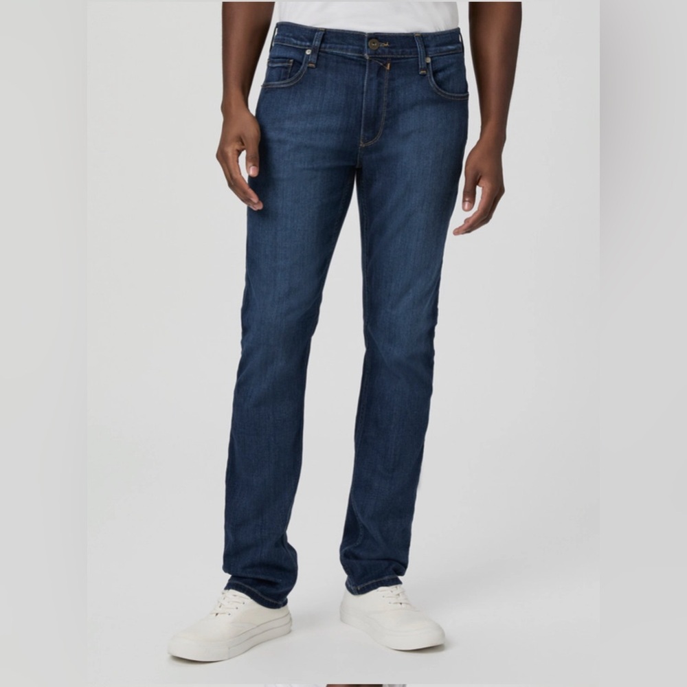 PAIGE Federal Transcend Slim Straight Jeans 38x33.5 NWT - Picture 7 of 12